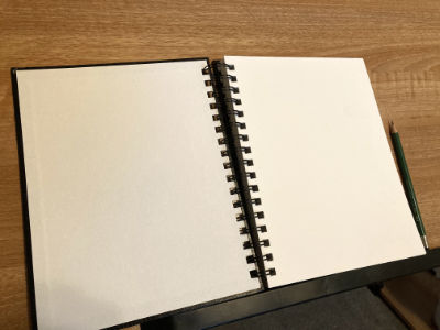 Empty Sketch Book alt <