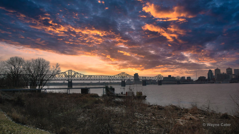 Bridge at Sunset alt ><